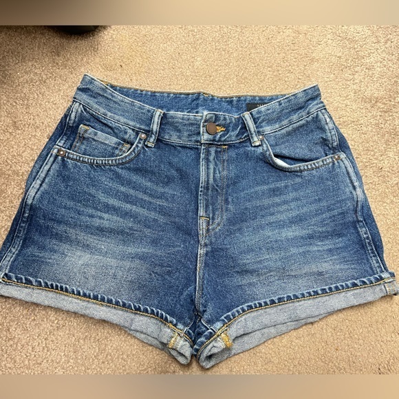 ALL SAINTS Helena High Rise Jean shorts W27‎ - Picture 4 of 8